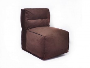 Прямое модульное бескаркасное кресло Комфорт (Шоколад велюр) в Екатеринбурге - ok-mebel.com | фото