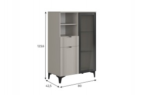 РИЧ Комод 2 со стеклом в Екатеринбурге - ok-mebel.com | фото 2