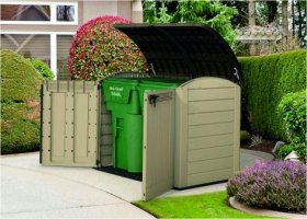 Садовый шкаф Стор ит Аут Ультра (STORE IT OUT ULTRA 2000 L) 2000 л, бежевый в Екатеринбурге - ok-mebel.com | фото 4