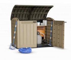 Садовый шкаф Стор ит Аут Ультра (STORE IT OUT ULTRA 2000 L) 2000 л, бежевый в Екатеринбурге - ok-mebel.com | фото 5