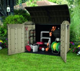 Садовый шкаф Стор ит Аут Ультра (STORE IT OUT ULTRA 2000 L) 2000 л, бежевый в Екатеринбурге - ok-mebel.com | фото 7