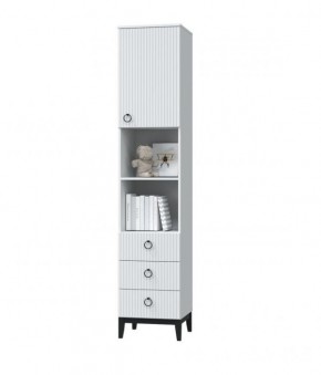 ШАРЛИЗ Шкаф для книг (Белое сияние/Белый снег) в Екатеринбурге - ok-mebel.com | фото