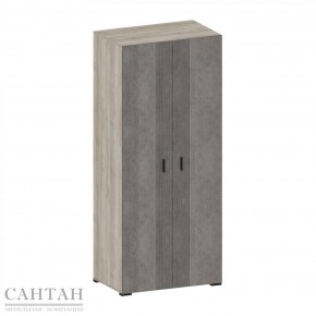 ШЕР ШК-3302 Шкаф 2 двери (дуб апрель темный/Лофт Годэн Пэлас) в Екатеринбурге - ok-mebel.com | фото