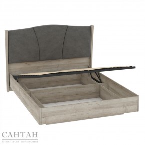 ШЕР Спальный Гарнитур (модульный) Дуб апрель темный/Лофт Голдэн Пэлас в Екатеринбурге - ok-mebel.com | фото 4