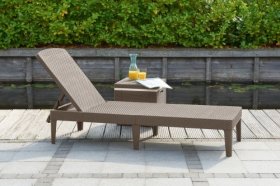 Шезлонг Джайпур (Jaipur Sun lounger) капучино в Екатеринбурге - ok-mebel.com | фото 2