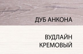 Шкаф 1DZ, OLIVIA, цвет вудлайн крем/дуб анкона в Екатеринбурге - ok-mebel.com | фото 3