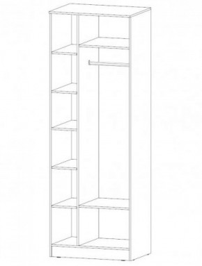 КОСТА-РИКА Шкаф 2-х створчатый (шимо темный/шимо светлый) в Екатеринбурге - ok-mebel.com | фото 2
