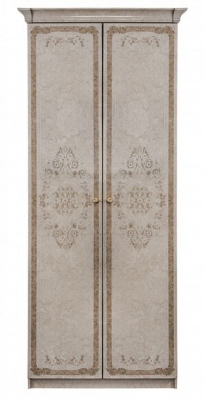 Шкаф 2-х створчатый Патрисия (крем) БЕЗ Зеркал в Екатеринбурге - ok-mebel.com | фото 2