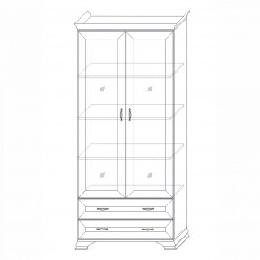 Шкаф (2 стеклодвери) Сиена в Екатеринбурге - ok-mebel.com | фото 6