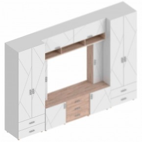 Шкаф 2-ств. с 2-мя ящиками с полками "Сандра" 800 в Екатеринбурге - ok-mebel.com | фото 2