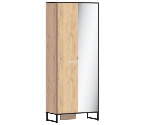 Шкаф 2х дверный с зеркалом Лофт СБ-3111 (Дуб Минерва) в Екатеринбурге - ok-mebel.com | фото 1