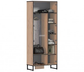 Шкаф 2х дверный с зеркалом Лофт СБ-3111 (Дуб Минерва) в Екатеринбурге - ok-mebel.com | фото 2