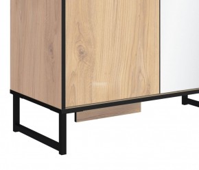 Шкаф 2х дверный с зеркалом Лофт СБ-3111 (Дуб Минерва) в Екатеринбурге - ok-mebel.com | фото 4