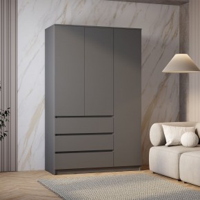 Шкаф 3-х створчатый Симпл ШК-08 (графит) в Екатеринбурге - ok-mebel.com | фото 3