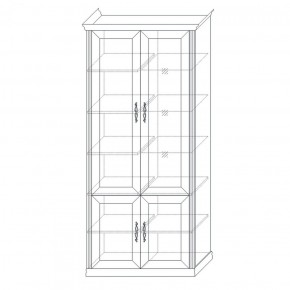 Шкаф 4-х дверный (1 стеклодверь) Венето в Екатеринбурге - ok-mebel.com | фото 3