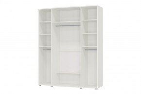 Шкаф 4-х дверный Амели (Рамух белый) в Екатеринбурге - ok-mebel.com | фото 2