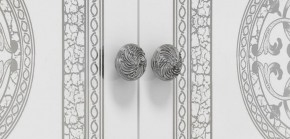 Шкаф 4-х дверный с зеркалами (12.244) Грация (белый/серебро) в Екатеринбурге - ok-mebel.com | фото 2