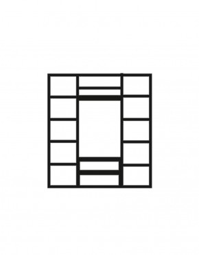 Шкаф 4-х дверный (с зеркалами) для платья и белья с выдвижными ящиками Венеция дуб седан (ВНШ1/41) в Екатеринбурге - ok-mebel.com | фото 2