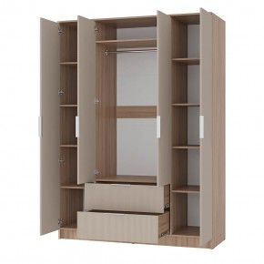 Шкаф 4-х створчатый Эмилия ШК-11 (Дуб смоки/Айриш (MF03)) в Екатеринбурге - ok-mebel.com | фото 2