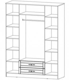 ВИКТОРИЯ Шкаф 4-х створчатый в Екатеринбурге - ok-mebel.com | фото 2