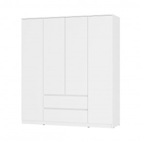 Шкаф 4-х створчатый Симпл ШК-13 (белый) в Екатеринбурге - ok-mebel.com | фото 2