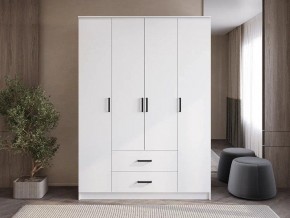 Шкаф 4-х створчатый Титан (белый) в Екатеринбурге - ok-mebel.com | фото
