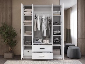 Шкаф 4-х створчатый Титан (белый) в Екатеринбурге - ok-mebel.com | фото 2