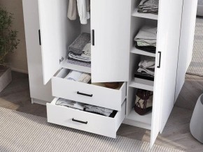 Шкаф 4-х створчатый Титан (белый) в Екатеринбурге - ok-mebel.com | фото 3