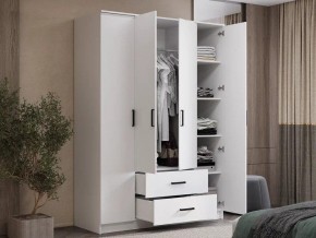 Шкаф 4-х створчатый Титан (белый) в Екатеринбурге - ok-mebel.com | фото 4