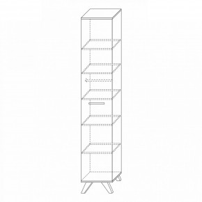 Шкаф 400 высокий Вега Скандинавия в Екатеринбурге - ok-mebel.com | фото 6