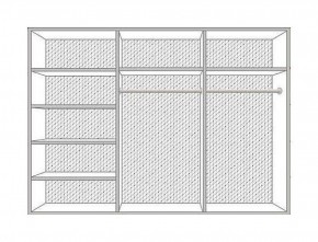 Шкаф 6-и дверный с зеркалами (04.146) Диана в Екатеринбурге - ok-mebel.com | фото 2