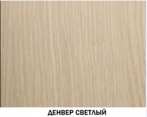 Шкаф для одежды №609 "Инна" Денвер светлый (*без полок) в Екатеринбурге - ok-mebel.com | фото 4