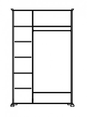 Шкаф для одежды Лика с зеркалом (ММ-137-01/03) в Екатеринбурге - ok-mebel.com | фото 4