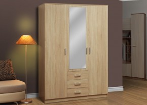 Шкаф комбинированный 06.291 с зеркалом (дуб сонома/зеркало) в Екатеринбурге - ok-mebel.com | фото 1