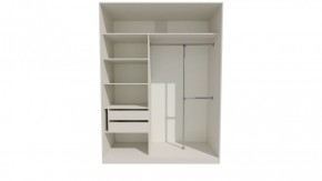 Шкаф-купе 1500 серии NEW CLASSIC K4+K4+B2+PL4 (2 ящика+F обр. штанга) профиль «Капучино» в Екатеринбурге - ok-mebel.com | фото 2