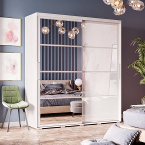 Шкаф-купе Крафт-6 1.6 м ШКК-06 (ясень белый) в Екатеринбурге - ok-mebel.com | фото