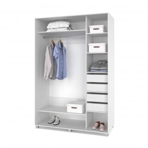 РОЛАНД Шкаф-купе с зеркалом Анкор светлый (600*1400) Р642 в Екатеринбурге - ok-mebel.com | фото 4