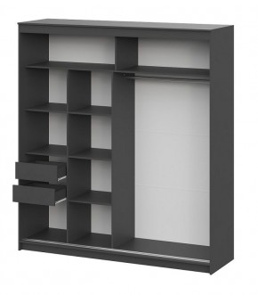 Шкаф-купе ШКП 3 МАКС (2000) Графит серый в Екатеринбурге - ok-mebel.com | фото 3