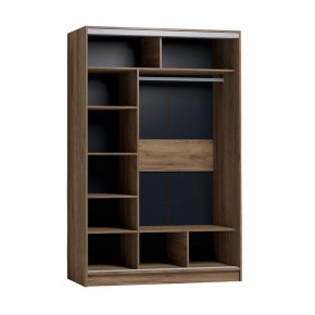 Шкаф-купе Strike/Страйк 1350 с зеркалом бодега светлый в Екатеринбурге - ok-mebel.com | фото 4