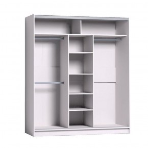 Шкаф-купе Strike/Страйк 1800 с зеркалом белый в Екатеринбурге - ok-mebel.com | фото 14