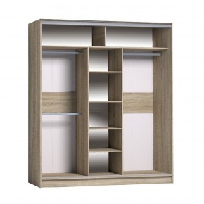 Шкаф-купе Strike/Страйк 1800 с зеркалом белый в Екатеринбурге - ok-mebel.com | фото 18