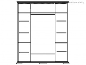 Шкаф Лика (ММ 137-01/04Б) без зеркал в Екатеринбурге - ok-mebel.com | фото 2