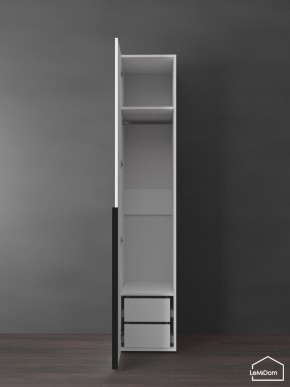 Шкаф Linnea MHR-1-3 2050х400х510 (Белый-М 11.1.1) в Екатеринбурге - ok-mebel.com | фото 6