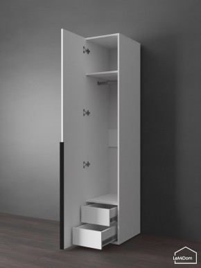 Шкаф Linnea MHR-1-3 2050х400х510 (Белый-М 11.1.1) в Екатеринбурге - ok-mebel.com | фото 7