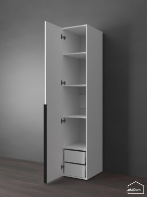 Шкаф Linnea MHR-1-4 2050х400х510 (Белый-М 11.1.1) в Екатеринбурге - ok-mebel.com | фото 5