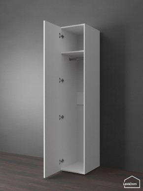 Шкаф Linnea MHR-1PO 2050х400х510 (Белый-М 11.1.1) в Екатеринбурге - ok-mebel.com | фото 4