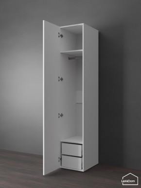 Шкаф Linnea MHR-1PO-3 2050х400х510 (Белый-М 11.1.1) в Екатеринбурге - ok-mebel.com | фото 4