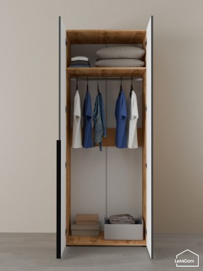 Шкаф Linnea MHR-2 2050х800х510 (ДВ-М 11.1.25) в Екатеринбурге - ok-mebel.com | фото 4