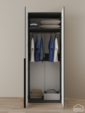 Шкаф Linnea MHR-2 2050х800х510 (Графит-М 11.1.25) в Екатеринбурге - ok-mebel.com | фото 4