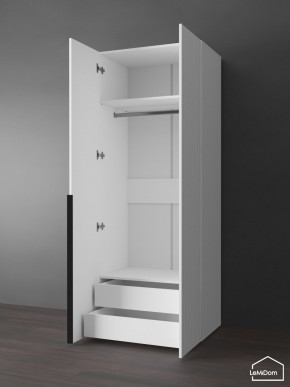 Шкаф Linnea MHR-2-3 2050х800х510 (Белый-М 11.1.1) в Екатеринбурге - ok-mebel.com | фото 5